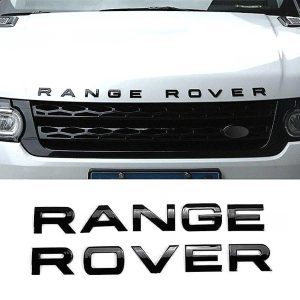 range rover kaput yazisi orijinal siyah